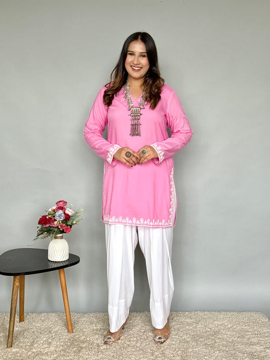 Blush Pink Kurta Set