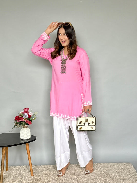Blush Pink Kurta Set