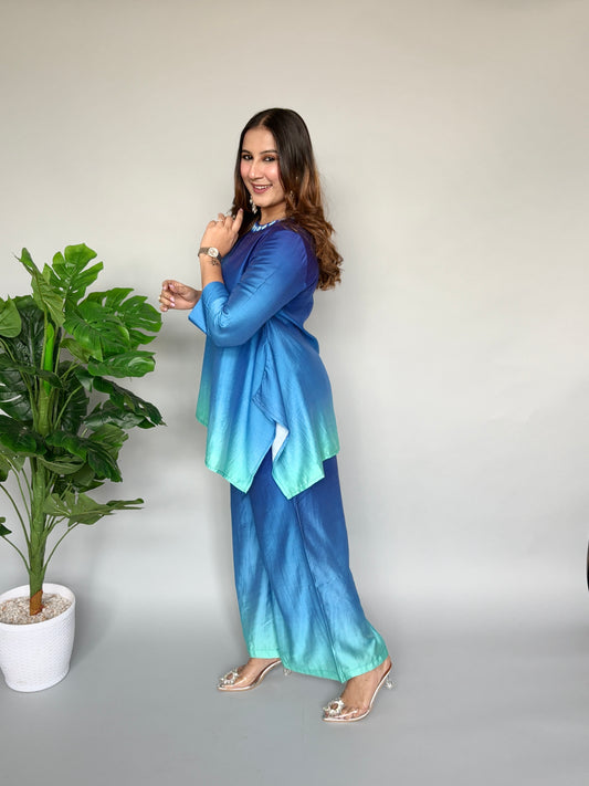 Mint to Blue Ombre Set