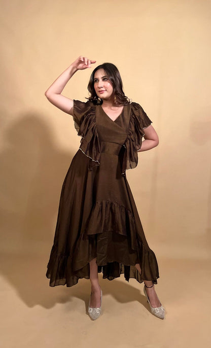 Brown Senorita Dress