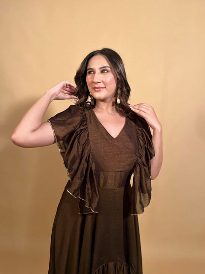 Brown Senorita Dress