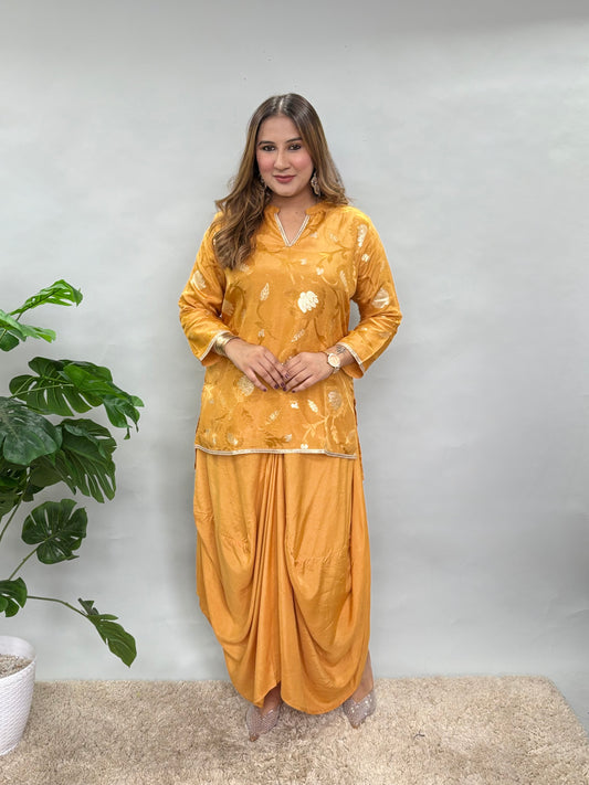 Mustard Skirt Set